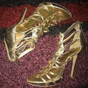 Gold Heels